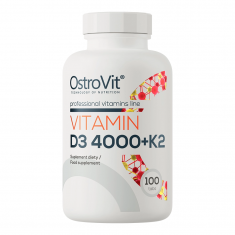 OstroVit Витамин D3 4000 + K2 100 mcg х100 Таблетки