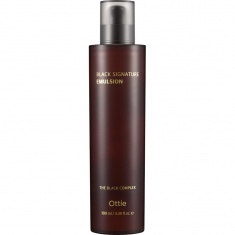Ottie Black Signature Премиум Емулсия за лице с черен комплекс 100 ml