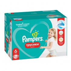 Pampers гащи 6 XL х132 броя