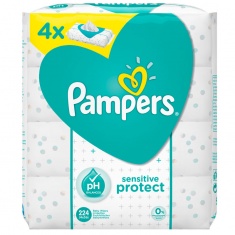 Pampers Sensitive Мокри кърпи 4х56 броя