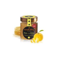 Пчелен мед от френски цветя и кора от Юзу, 170 g
