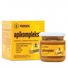 ПЧЕЛЕН ПРАШЕЦ + ПЧЕЛЕН МЕД – APIKOMPLEKS – Medex (250 гр)