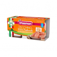 Plasmon 1093 Пюре пуешко месо 4+м 2 бр. х80 ml