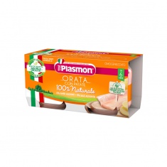Plasmon 1253 Рибно меню ципура с картофи 6+м 2 бр. х80 ml