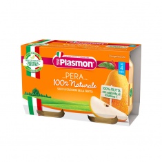 Plasmon 2614 Пюре - круша 4+м 2 бр. х104 ml