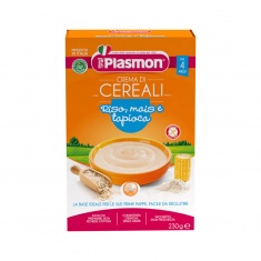 Plasmon 2619 Инстантна каша ориз, царевица и тапиока 4+м 230 g
