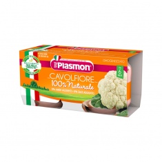 Plasmon 3384 Пюре - карфиол 6+м 2 бр. х80 ml