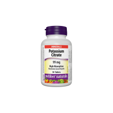 Potassium Citrate / Калий цитрат, 99 mg, 90 таблетки