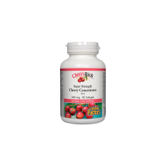 При подагра - Череша супер концентрат - CherryRich™ 500 mg, 90 софтгел капсули Natural Factors