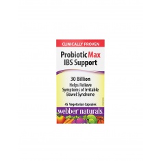 Пробиотик Max IBS Support (синдром на раздразнените черва),30 млрд. активни пробиотици х 45 V- капсули