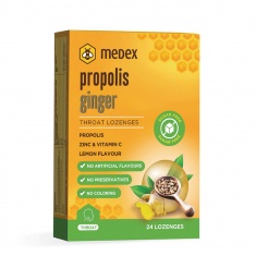 ПРОПОЛИС с Джинджифил Пастили / PROPOLIS Ginger – Medex (24 бр)