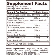 Pure Nutrition - Vitamin C-1000 Complex - 50 Tablets