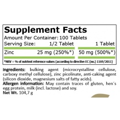 Pure Nutrition - Zinc Picolinate 50 Mg - 100 Tablets