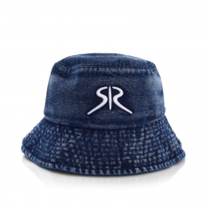 RADICHEV Дънкова шапка тип bucket с бродирано лого