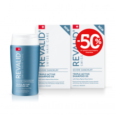 Revalid ДУО Triple Active DS Шампоан при себореен дерматит и тежък пърхот 150 ml