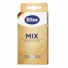 Ritex MIX, премиум презервативи, за повече забавление, x8 бр.