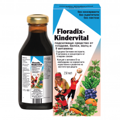 Floradix Kindervital Подсилващ Билково-плодов еликсир – мултивитамин за деца 250 ml