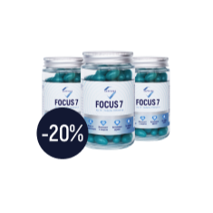 Sapphire Focus 7 за фокус, концентрация и памет х120 капсули - 3 броя