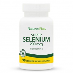 СЕЛЕН с Витамин Е / SELENIUM - NaturesPlus (90 табл)