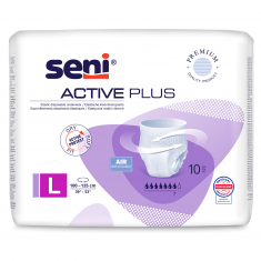 Seni Active Plus Абсорбиращи гащи за възрастни, размер L х10 броя