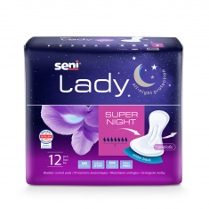 Seni Lady Super Night Урологични подложки х12 броя