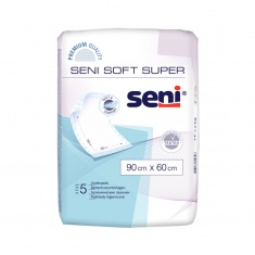 Seni Soft Super Абсорбиращи хигиенични чаршафи, размер 90X60 см х5 броя