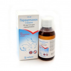 ПАРАЦЕТАМОЛ / PARACETAMOL сир. 120мг/мл х 125мл - Sopharma