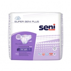 Super Seni Plus Универсални пелени за възрастни, размер L х10 броя