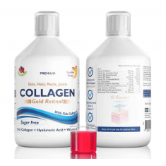 Swedish Collagen Рибен Колаген 12.500 mg Gold Retinol 500 ml
