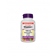 Time Release Vitamin C - Витамин С 1000 mg, 60 таблетки с удължено освобождаване Webber Naturals