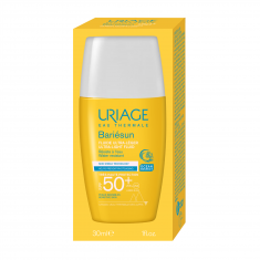 Uriage Bariesun SPF50+ Слънцезащитен лек флуид 30 ml - джобен формат