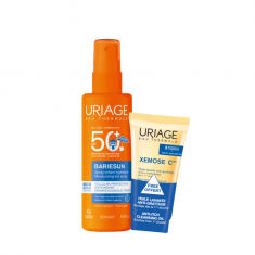 Uriage Bariesun SPF50+ Хидратиращ спрей за деца 200 ml + Xemose C8 Душ-олио 50 ml