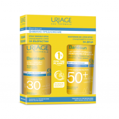 Uriage Bariesun SPF30 Слънцезащитен спрей 200 ml + Bariesun SPF50+ Лосион за деца 100 ml