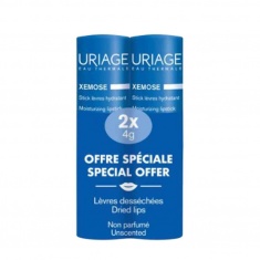 Uriage ДУО Xemose C8+ Хидратиращ стик за устни 4 g х2 броя