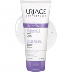 Uriage Gyn-Phy Защитаващ освежаващ почистващ интимен гел за чувствителна кожа 200 ml