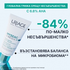 Uriage Комплект Hyseac 3-Regul Грижа за кожа с несъвършенства 40 ml + ПОДАРЪК Hyseac Почистващ гел 50 ml