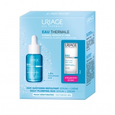 Uriage Комплект Eau Thermale Хиалуронов серум 30 ml + Хидратиращ крем 15 ml