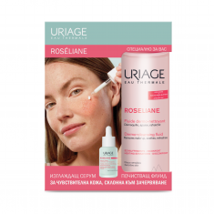 Uriage Roseliane Изглаждащ серум 30 ml + Почистващ флуид 250 ml