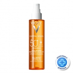 Vichy Capital Soleil SPF50+ Защитно масло за лице, тяло и краищата на косата 200 ml