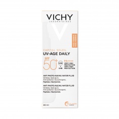Vichy Capital Soleil UV-Age Daily SPF50+ Флуид против поява на признаци на фотостареене 80 ml