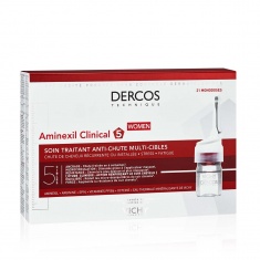 Vichy Dercos Aminexil Clinical 5 Терапия против косопад за жени 21 дози х6 ml