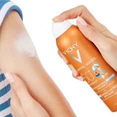 Vichy Capital Soleil SPF50+ Детски слънцезащитен спрей срещу пясък 200 ml