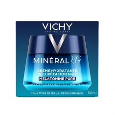Vichy Mineral 89 Нощен крем за възстановяване на хидратацията 50 ml