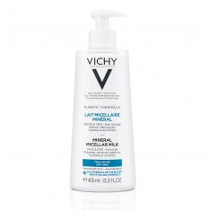Vichy Purete Thermale Мицеларно мляко за суха кожа 400 ml