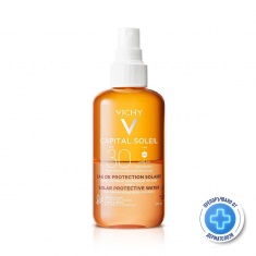 Vichy Capital Soleil SPF30 Слънцезащитна вода за подобряване на тена 200 ml