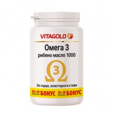 Омега-3 Рибено масло 1000 mg х30 + 30 капсули