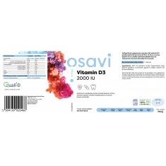 Vitamin D3 2000 IU | Quali-D® x 120 капсули