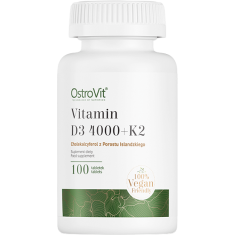 Vitamin D3 4000 IU + K2 100 mcg | Vege