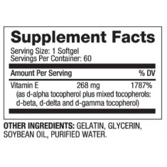 Vitamin E 400 IU / 268 mg