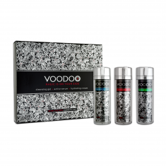 Voodoo Козметичен сет Измивен гел 30 ml + Активен серум 30 ml + Хидратиращ крем 30 ml